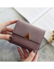 2019 kobiet torebka w stylu Vintage mały krótki skórzany portfel luksusowe znane marki Mini, żeński, moda portfele i etui na kar
