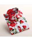 Dioufond w stylu Vintage kobiet popy i bluzki bawełniane kwiatowy Print koszula z długim rękawem Blusas Femininas Plus rozmiar u