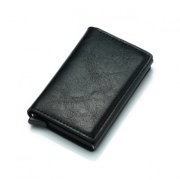 MaDonNo Anti portfel mężczyźni pieniądze torba szczupła Mini torebka mężczyzna Aluminium futerał na karty RFID portfel cienki ma
