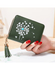 Kobiety portfele 2019 małe skórzane portfele kobiety luksusowa markowy zamek błyskawiczny Mini portfel panie sprzęgła posiadacz 