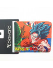 FVIP klasyczny anime Dragon Ball Z portfel młodych mężczyzn i kobiet studenci krótkie portfele japoński Cartoon komiksy kiesy do