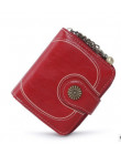 2018 New Vintage przycisk telefon portmonetki kobiety portfel torebka damska skórzane marki Retro panie długi zamek błyskawiczny