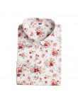 Dioufond Floral kobiety bluzki bluzka w kropki z długim rękawem koszula kobiety bawełna Camisas Femininas Blusa Feminina panie t