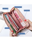 Moda kobiety portfel na nadgarstek uchwyt telefonu portfel kobiet portfele kieszeń na pieniądze etui torebka damska torebka posi
