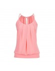 Tank top kobiety 2018 lato plus rozmiar bez rękawów długa topy camisole halter do cholery stałe panie kobiet tank tops