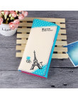 BOTUSI paryż wieża eiffla znaczki posiadacz karty SKÓRZANY PORTFEL kobiety długi portfel PU skóra posiadacza paszportu paszport 