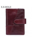 X. D. BOLO portfele prawdziwej skóry kobiet portfel i torebki mody sprzęgła portfele Lady torebka posiadacz karty portfel damski