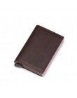 Mały kieszonkowy portfel męski na banknoty dokumenty karty płatnicze skórzany bordowy czarny brązowy granatowy