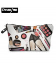Deanfun kobiety kosmetyczne torby 3D z nadrukiem makijaż wzór nowa moda niezbędne dla organizator toaletowe 50952