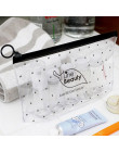 ETya podr&oacuteży kosmetyczne torby PVC wodoodporne przezroczyste kobiety przenośne makijaż torba kosmetyczka organizator torb