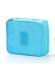 PURDORED 1 pc Unisex podróży makijaż torba jednolity kolor kosmetyczny torba podróżna kosmetyczka worek do prania kosmetyczka or