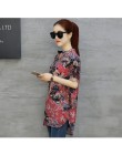 2019 moda szyfonowa odzież damska z krótkim rękawem luźne plus size kobiety koszula bluzka dekolt w serek kobiet topy blusas D53