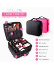 Profesjonalna kosmetyczka podróżna turystyczna rozkładana damska kuferek organizer na kosmetyki duża pojemność