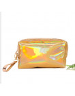 ETya moda wodoodporna laserowo torby kosmetyczne kobiety Neceser makijaż torba pokrowiec z PVC kosmetyczka podróży organizator C