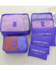 CelleCool 6 sztuk/zestaw torba podróżna z siatką z tkaniny oxford w torba wysokiej jakości bagażu organizator opakowanie Cube Or