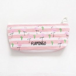 Nowa moda Flamingo kosmetyczne torba na zamek błyskawiczny kobiety Necessaire wielofunkcyjny makijaż torba podróżna przenośna to