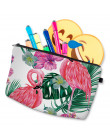 Deanfun 3D drukowane Flamingo torby kosmetyczne niezbędne dla kobiet Party makijaż organizator 51301
