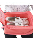 MoneRffi wysokiej jakości stałe buty sportowe torby do przechowywania wodoodporna składane kosmetyczne organizator moda kobiety 