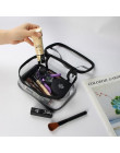 Kobiety moda przezroczyste kosmetyczka z PCV torba podróżna, makijaż organizator wodoodporna łazienka torba prosta torba do prze