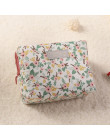 Moda przenośny Mini torebka torba podróżna kobiety toaletowe słodki kwiatowy kosmetyczka organizator kosmetyczka zestaw makijaż 
