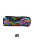 1 PC kobiety moda Kosmetyczka Kosmetyczka syrenka cekiny Kosmetyczka z organizatorem odwracalne brokat necessaire feminina torba