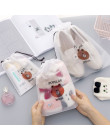 Bear Transparent Waterproof Travel Cosmetic Bag Women Makeup Case Bath Make Up Organizer Toiletry Wash Beauty Kit Storage Pouch