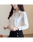 2018 nowa jesienna kobiety koszule w paski szyfonowa z długim rękawem kobieta top V-neck OL styl w stylu zachodnim slim fit blus