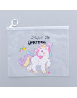 Śliczne Unicorn przezroczysty peeling torby kosmetyczne podróżna kosmetyczka na produkty do makijażu panie makijaż organizator p