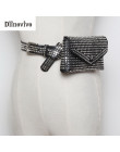 DIINOVIVO modne nity talii opakowanie luksusowa projektanta Fanny Pack małe kobiety talii torba etui telefon Punk saszetka na pa