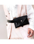 2018 moda kobiety czysty kolor pierścień skóry talii torba na co dzień kobiety Messenger torba na ramię torba w klatce piersiowe