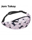 Jom Tokoy kobiety fanny pack Bulldogs 3d drukowanie torba na telefon komórkowy 2018 nowych kobiet torba na zamek błyskawiczny ta