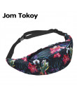 Jom Tokoy kobiety fanny pack 3d drukowanie talii opakowanie 2018 nowa talia torba moda nerka podróży torba