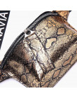DAUNAVIA Serpentin talii torba pani projektant mody pas pakiet w klatce piersiowej Mini przekątnej torba damska luksusowy pasek 