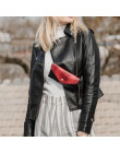 Węża wzór na ramię talii torby Fanny pas pakuje telefon etui kobiety Flap PU skórzane Crossbody na co dzień Messenger torby w kl