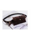 Kobiety talii torba Fanny Pack torba Leopard drukuj podróż w stylu Vintage talii opakowanie etui na telefon komórkowy kobiet kur