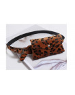 Kobiety talii torba Fanny Pack torba Leopard drukuj podróż w stylu Vintage talii opakowanie etui na telefon komórkowy kobiet kur