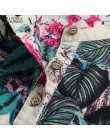 ZANZEA 2019 koszula plus size kobiety Floral bluzka kobiet na co dzień przycisk koszule w stylu Vintage pościel Blusas czeski to