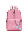 Klasyczny duży plecak młodzieżowy damski szkolny pakowny turystyczny miejski ładny czarny różowy czerwony
