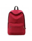 Moda damska plecak jednolity kolor torba podróżna na co dzień torba na ramię dla nastoletnich dziewczyna nowy torba szkolna plec