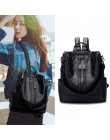 BERAGHINI wysokiej jakości PU skóry kobiet mody plecak torby szkolne dla nastolatek dziewczyny Casual kobiety czarny plecaki