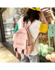 2019 plecak kobiety plecak moda kobiety torba na ramię jednolity kolor torba szkolna dla nastoletnich dziewcząt plecaki dla dzie