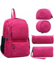 ACEPERCH dorywczo oryginalne Bolsa tornister plecak dla nastolatki wodoodporny Nylon Laptop Mochila Escolar z pęku kluczy