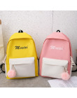 Komplet szkolny damski młodzieżowy dziewczęcy plecak kosmetyczka torebka piórnik czarny różowy zielony żółty