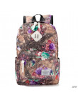 Miyahouse świeże Style kobiety plecaki kwiatowy Print Bookbags płótno plecak torba szkolna dla dziewczyn plecak damski plecak po
