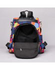 Xiniu kobiety dzikie podróży plecak kolorowe Oxford tkaniny torba uczeń plecak znane marki PU skórzane torby Zaino da donna 35