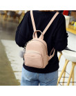Kobiet miękkie mini plecaki ze skóry PU studentów Fuzzy Ball wisiorek torby na ramię na ramię kobiety moda małe torby podróżne p