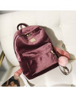 TTOU welur plecak kobiet torby szkolne dla nastoletnich dziewcząt kobiet aksamitna pani na co dzień całkiem ładny plecak podróży