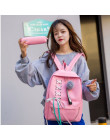 4 Pcs Set Fashion Backpack Women Leisure Back Pack Japan Ladies Knapsack Casual Women Teenage Girls Classic Bagpack School Bags