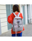 4 Pcs Set Fashion Backpack Women Leisure Back Pack Japan Ladies Knapsack Casual Women Teenage Girls Classic Bagpack School Bags