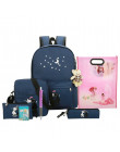 Aelicy luksusowe 8 sztuk cute animal star płócienny plecak z nadrukiem plecak tornister dla dziewcząt plecak nowy projekt mochil